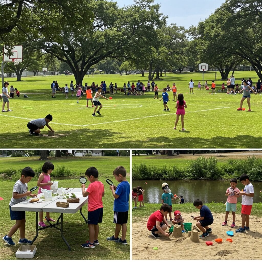 Outdoor kids activities in Brampton at KidOye summer camp